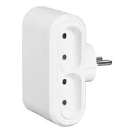 Legrand Элиум Белый Многорозеточный блок 2Р,подключается в розетку 2Р+Е, 4 выхода