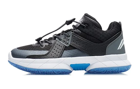 Детские баскетбольные кроссовки GS Low-top Black/Thunderstorm Gray Lining Young