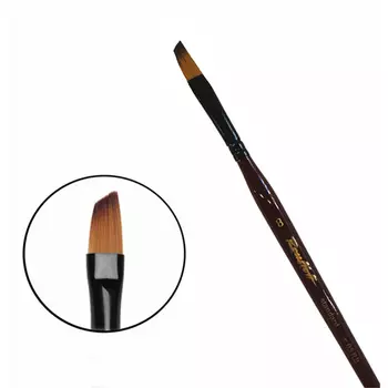 Кисть синтетика №7 "наклонная" Roubloff "05RB" короткая ручка