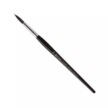 Кисть синтетика круглая Escoda "Primera 1975" короткая ручка черная