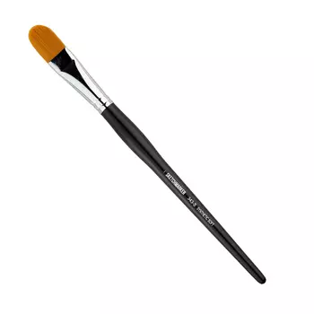 Кисть синтетика мягкая №10 овальная Sketchmarker "343" ручка короткая