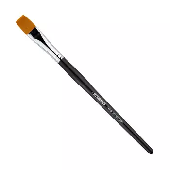 Кисть синтетика мягкая №10 плоская Sketchmarker "342" ручка длинная