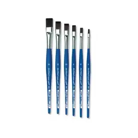 Кисть синтетика плоская Da Vinci 394 Forte Basic короткая ручка