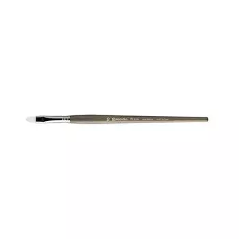 Кисть синтетика плоская Escoda "Perla 1532" White Toray