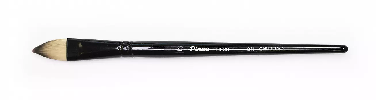 Кисть синтетика "язык" Pinax "HI-TECH 246" №4 короткая ручка