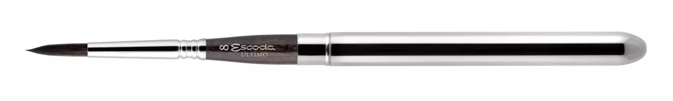 Кисть синтетика №8 круглая Escoda "Ultimo 1526" ручка съемная металлическая