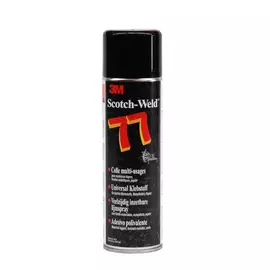 Клей-спрей 3М "Scotch-Weld 77" 500 мл для поролона, ткани, бумаги, картона, пленок