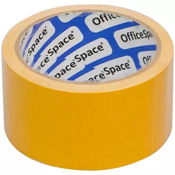 Клейкая лента двусторонняя OfficeSpace, 50 мм*10 м, полипропилен