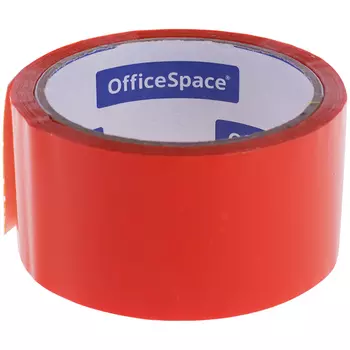 Клейкая лента упаковочная OfficeSpace 48 мм*40 м, 45 мкм, оранжевая