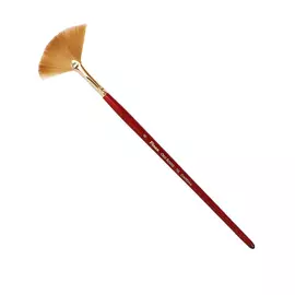 Кисть синтетика №6 веерная Pinax "Oro Rosso 753" короткая ручка