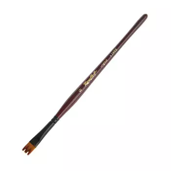 Кисть синтетика №8 "шотландка" Roubloff "18RB" короткая ручка
