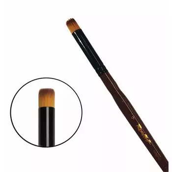 Кисть синтетика №9 "трафаретная полая" Roubloff "19RB" короткая ручка