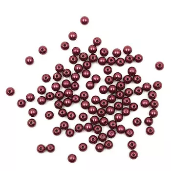 Бусы круглые, пластик, 8 мм, упак./25 гр., 'Астра' (015 NL)