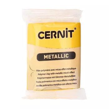 CE0870056 Пластика полимерная запекаемая 'Cernit METALLIC' 56 гр. (700 желтый)