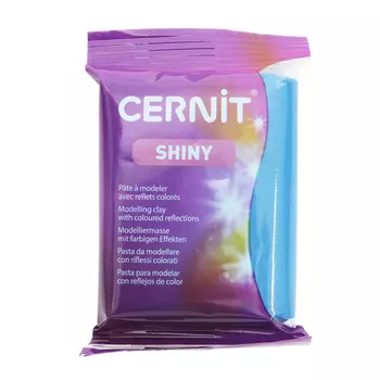 CE0890056 Пластика полимерная запекаемая 'Cernit 'SHINY' блестящий 56гр. (200 голубой)