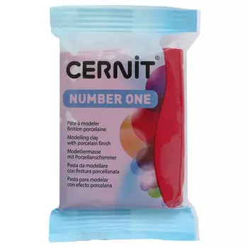 CE0900056 Пластика полимерная запекаемая 'Cernit № 1' 56-62 гр. (400 красный)