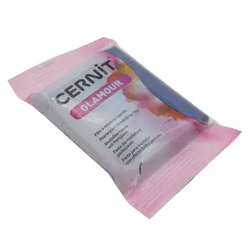 CE0910056 Пластика полимерная запекаемая 'Cernit 'GLAMOUR' перламутровый 56-62 гр. (246 т.синий)