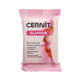 CE0910056 Пластика полимерная запекаемая 'Cernit 'GLAMOUR' перламутровый 56-62 гр. (425 розовый)