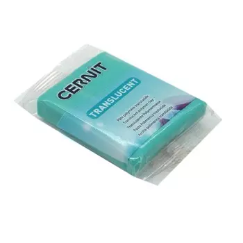 CE0920056 Пластика полимерная запекаемая 'Cernit 'TRANSLUCENT' прозрачный 56 гр. (620 прозрачный изумруд)