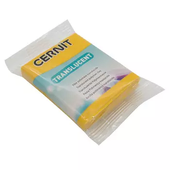 CE0920056 Пластика полимерная запекаемая 'Cernit 'TRANSLUCENT' прозрачный 56 гр. (721 прозрачный янтарь)
