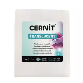 CE0920250 Пластика полимерная запекаемая 'Cernit 'TRANSLUCENT' прозрачный 250 гр. (005 белый)