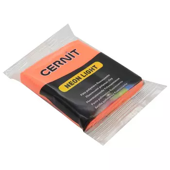 CE0930056 Пластика полимерная запекаемая 'Cernit 'NEON' неоновый 56 гр. (752 неон-оранжевый)