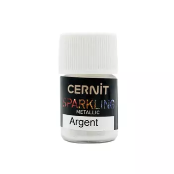 CE6100005 Мика-порошок (слюда) Metallic /металлик 'SPARKLING POWDER' 5 гр. Cernit (080 argent/серебро)