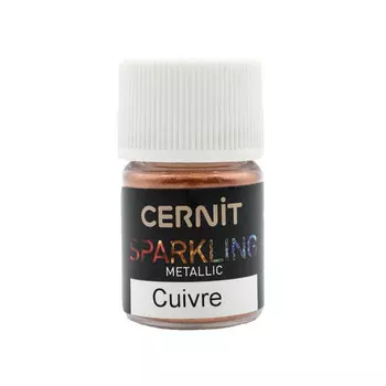 CE6100003 Мика-порошок (слюда) Metallic /металлик 'SPARKLING POWDER' 3 гр. Cernit (057 cuivre/медь)