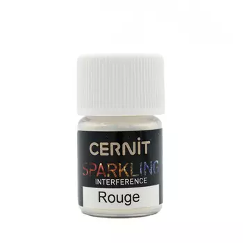 CE6110005 Мика-порошок (слюда) Interference/проявляющийся 'SPARKLING POWDER' 5 гр. Cernit (400 rouge/красный)