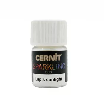 CE6130002 Мика-порошок (слюда) Duo/двойной эффект 'SPARKLING POWDER' 2гр. Cernit (001 lapis sunlight/лазурный свет)