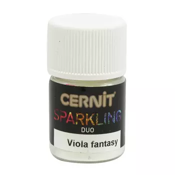 CE6130002 Мика-порошок (слюда) Duo/двойной эффект 'SPARKLING POWDER' 2гр. Cernit (002 viola fantasy/фиолетовая фантазия)