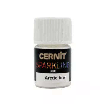 CE6130002 Мика-порошок (слюда) Duo/двойной эффект 'SPARKLING POWDER' 2гр. Cernit (004 arctic fire/арктический огонь)