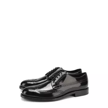 Кожаные дерби с брогированием Tod’s