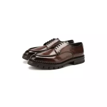 Кожаные дерби Santoni