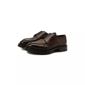 Кожаные дерби Santoni