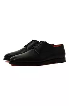 Кожаные дерби Santoni