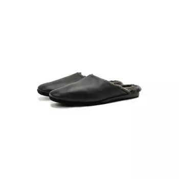 Кожаные домашние туфли Santoni