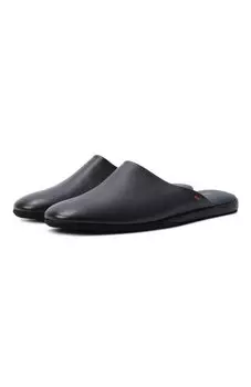 Кожаные домашние туфли Santoni