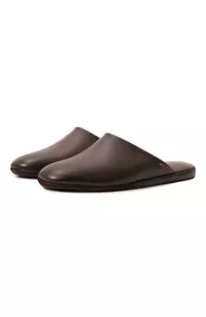 Кожаные домашние туфли Santoni