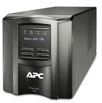 Источник бесперебойного питания APC SMT750I 750VA/500W, Line-Interactive, LCD, Out: 220-240V 6xC13,