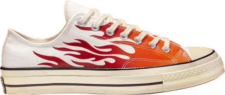 Кроссовки Converse Chuck 70 Low Flames, белый