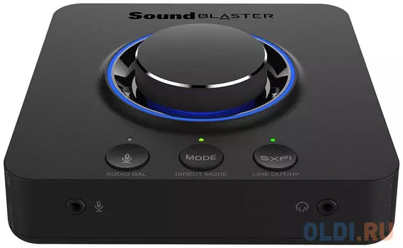 Звуковая карта Creative USB Sound BlasterX X-3 (SB-Axx1) 7.1 Ret