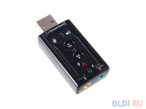 Звуковая карта USB C-media CM108 TRUA71 2.0 channel Asia 8C Blister