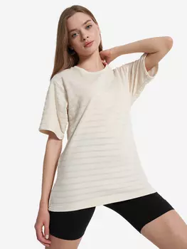 Футболка женская PUMA Ess Elevated, Бежевый