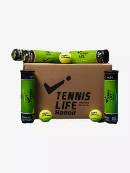 Теннисные мячи Tennis Life SPEED ( коробка 72 мяча), Желтый