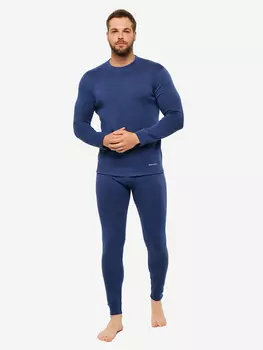 Термобелье мужское Montero Outdoor Wool Protection, Синий