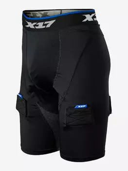 Термобелье низ X17 Pro Skate шорты с ракушкой SR, Черный