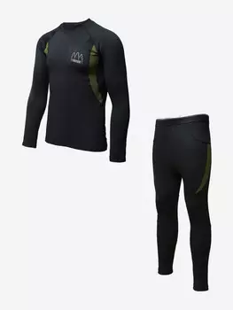 Термобельё мужское FINNHUNT Thermal Base Layer Black, Черный