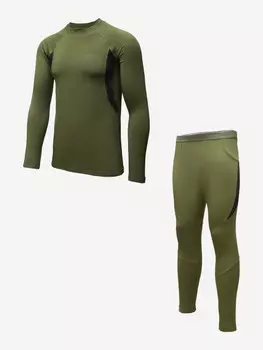 Термобельё мужское FINNHUNT Thermal Base Layer Green, Зеленый
