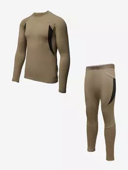 Термобельё мужское FINNHUNT Thermal Base Layer Khaki, Зеленый